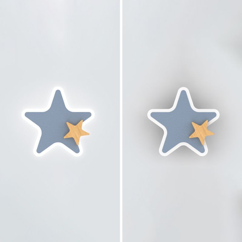 Modern Style Unique Shape Wall Sconce Metal Wall Light for Children's Room