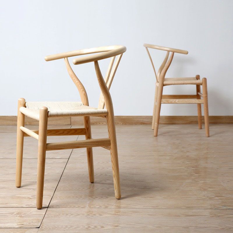 Contemporary Style Dining Chairs Wood Dining Armless Side Chairs