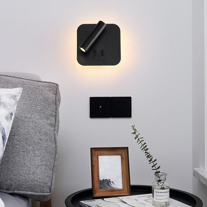 LED moderna luz de pared de la pared Luz de luz simple al lado de la luz de la sala de estudio de la luz Light