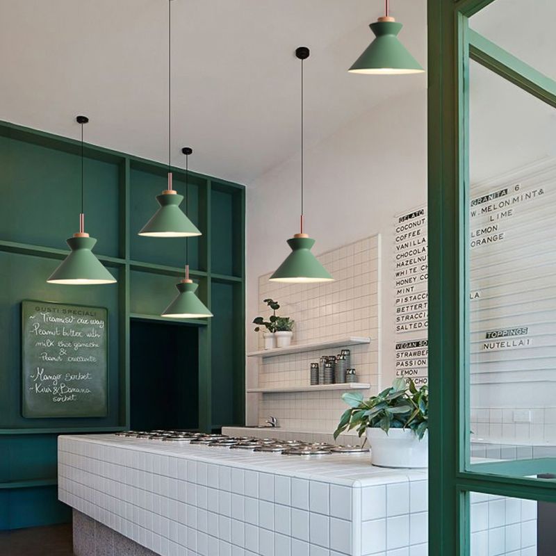 Geométric Hanging Lights Modern Style Metal 1 Kit d'éclairage léger pour le salon