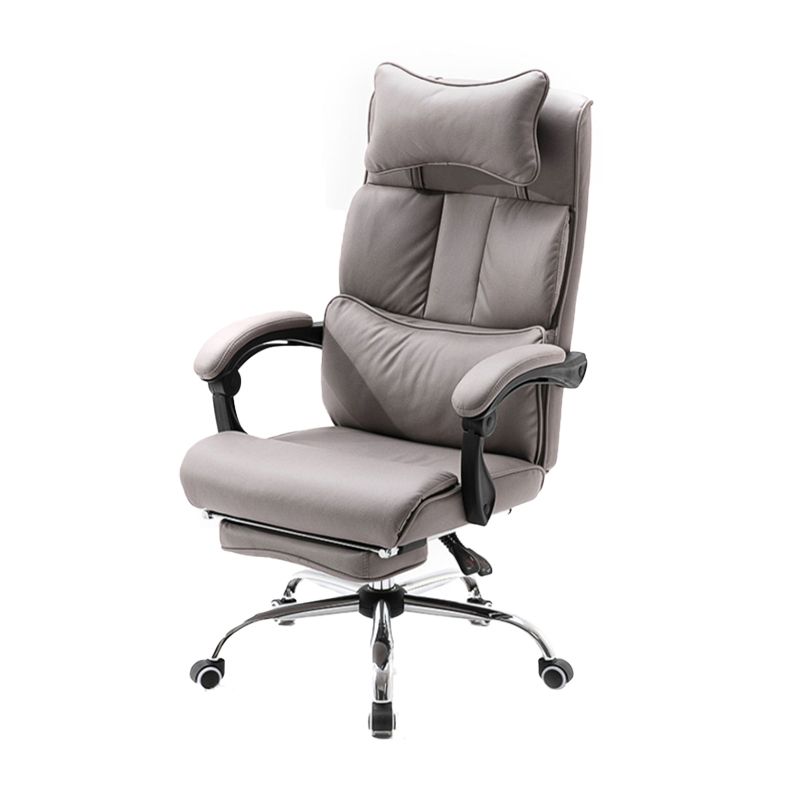 Modern Office Chair Padded Arms No Distressing Ergonomic Desk Chair with Wheels