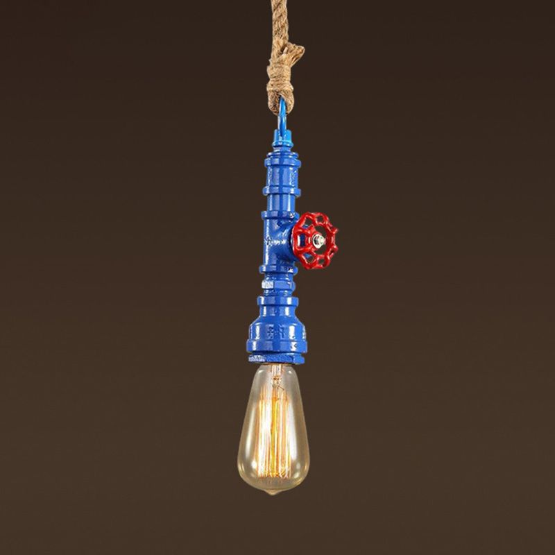 Style industriel en option en 5 couleurs suspension de la modélisation de tuyaux d'eau créatifs de modélisation en métal pour café de restauration