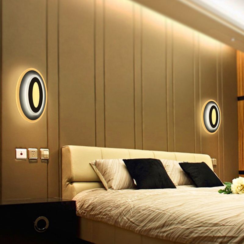 Sconce Light Fixture Modern Style LED Metal Wall Sconce Lighting for Bedroom
