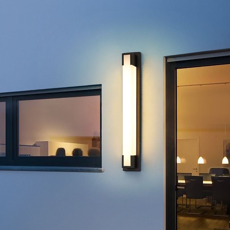 Lampada da montaggio a parete rettangolare per il balcone per balcone per balcone.