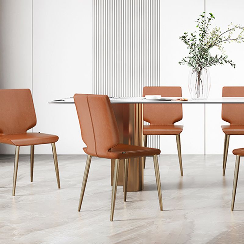 Metal de la cocina del estilo moderno que cena la silla que cena la silla lateral sin brazos