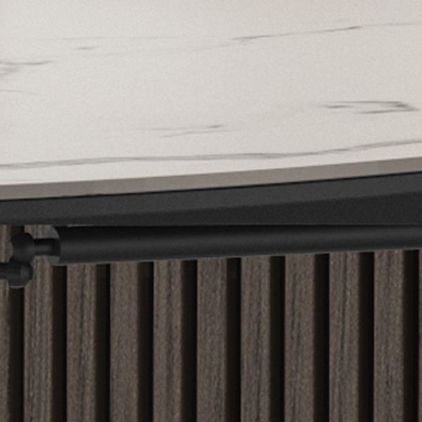 Modern Style 1/4/5/7 Pieces Dining Set Sintered Stone Dining Table Set with Metal Legs