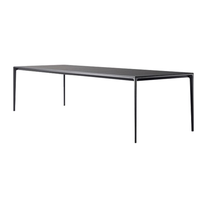 Contemporary Rectangle 4-foot Home Furniture Stone Dining Site Table for Indoor