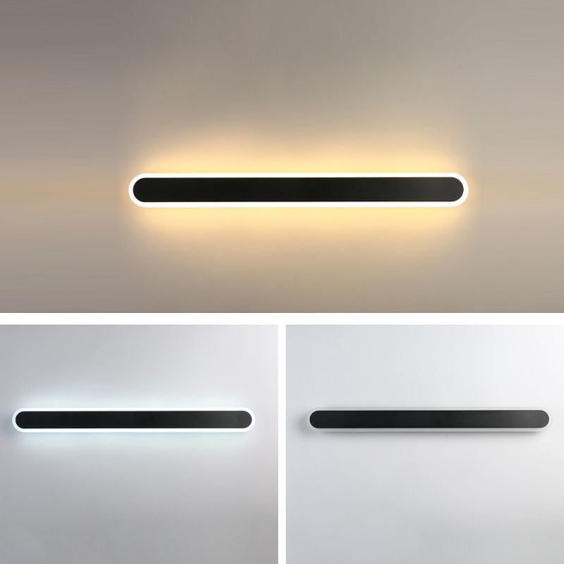 Moderne minimalistische stijl lineaire wandgemonteerde verlichtingsarmatuur metalen wand sconce verlichting voor woonkamer