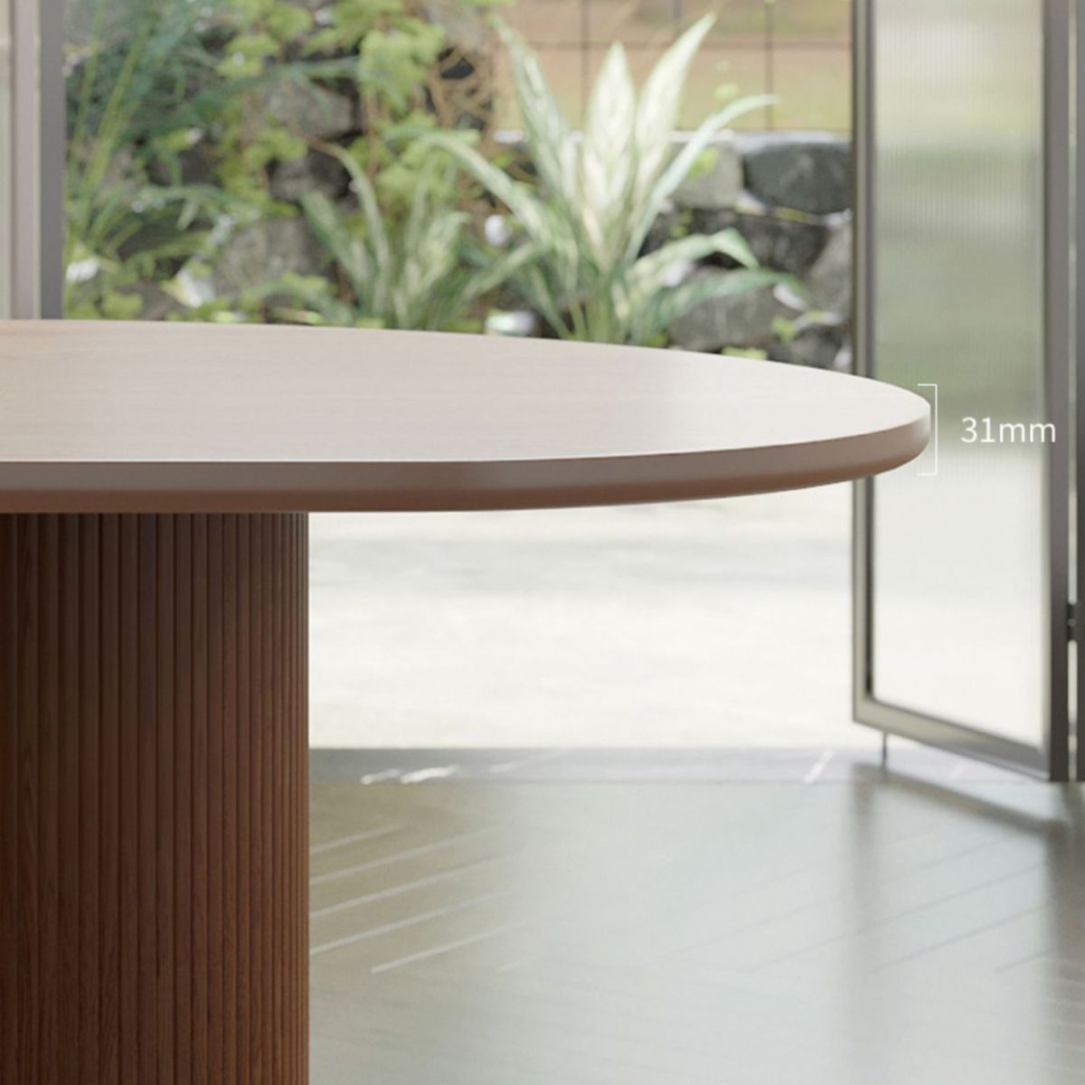 Pine Solid Wood Dining Table Contemporary Dining Table for Kitchen