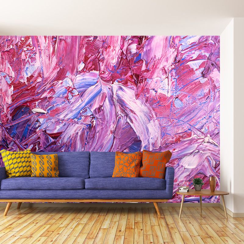 Modern Abstract Mural Wallpaper for Girls Bedroom Customised Wall Covering