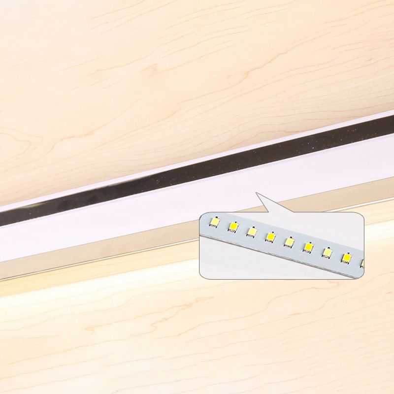Luce vanità moderna lineare METALE MITOLA LED LED LED LIMORE PER BAGNI IN SIGILTÀ