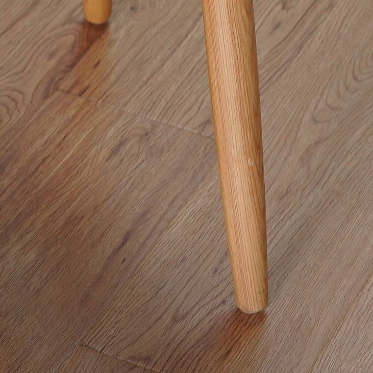 Silla de comedor de madera de estilo tradicional, silla auxiliar de comedor sin brazos con respaldo abierto (juego de 2)
