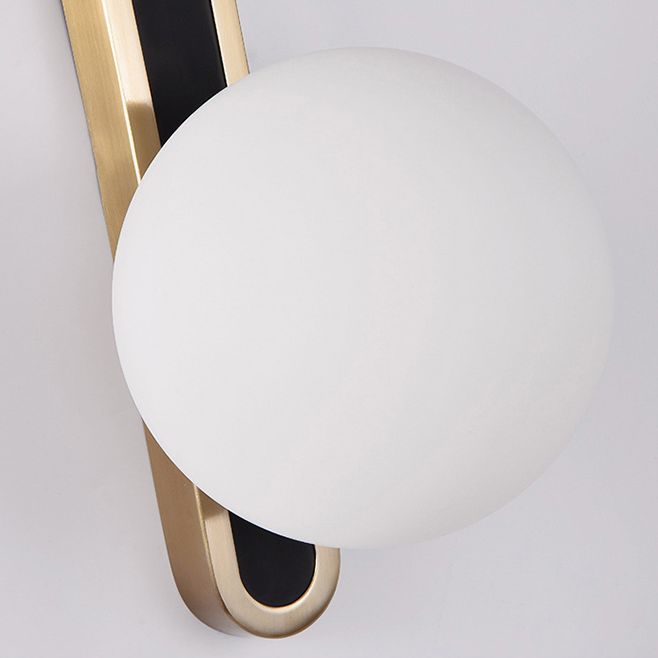 1 lampe à balle à balle en verre clair