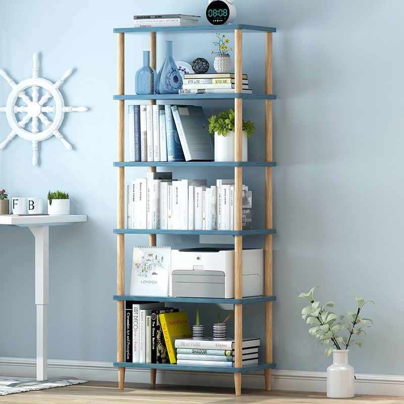 Modern Etagere Wooden Book Shelf Open Shelf Bookcase for Home