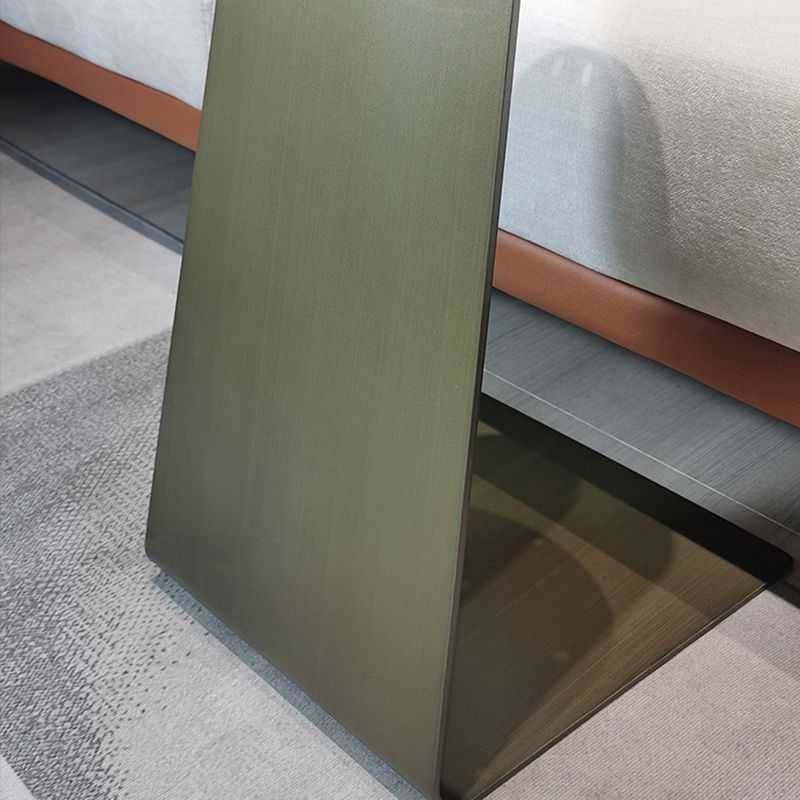 Contemporary C Round Stone Side Table, Dia 15.7"/17.7"/19.7"