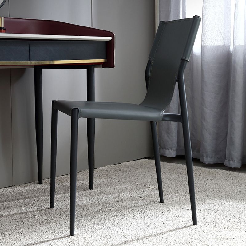 Contemporary Simple Stone Vanity Makeup Table Set with Mirror & Stool