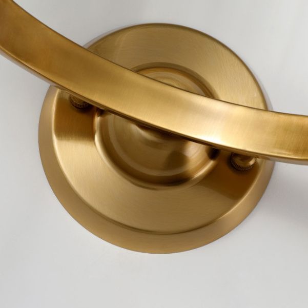 Geometric Wall Lighting Modern Crystal 1 Light Wall Sconces in Gold