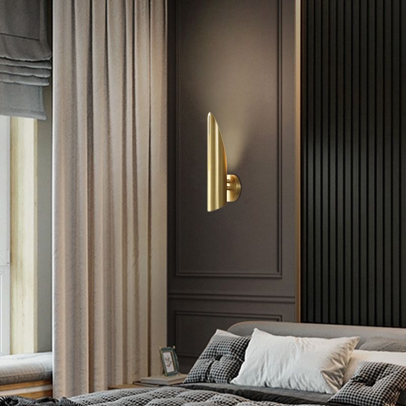 Nordic Modern Copper Wall Light Fixture Armed Sconce Light for Living Room