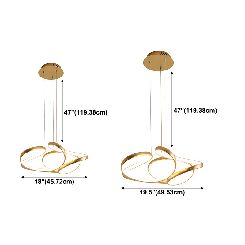 Lámpara de lámpara LED de lámpara de lámpara de onda de metal