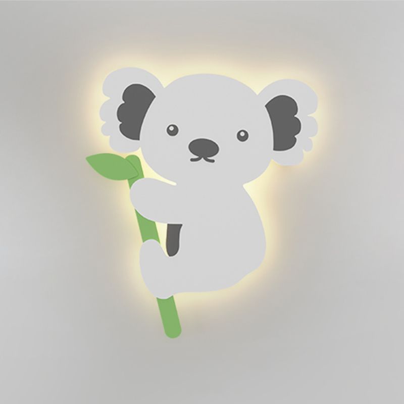 Modern Style Unique Shape Wall Sconce Metal 1 Light Sconce Lighting for Children's Room