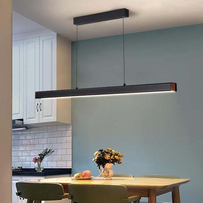 LED Island Light Modern Island Hanging Light with Acrylic Shade for Dining Room