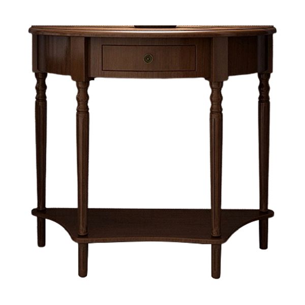 Mid-Century Modern Console Table Wooden Accent Table for Hall