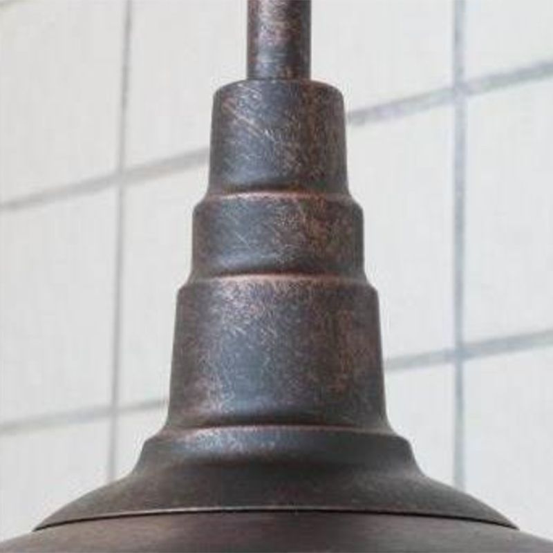 1-Light Wall Sconce Industrial Outdoor Sconce Lighting With Metal Shade