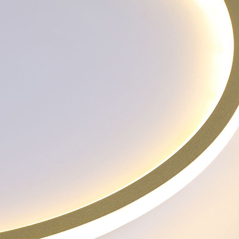 Kreis Close to Ceiling Lighting Einfache-Stil LED Aluminium in der Nähe von Deckenlampe