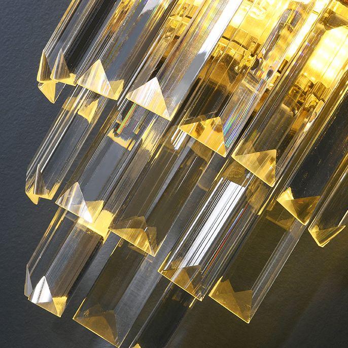 Postmoderne Flötenwandleuchter Metall 2-Licht