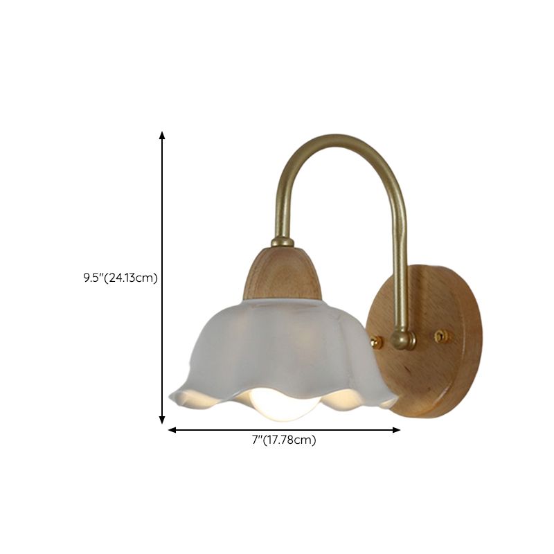 Modern Style Wall Mounted Sconce 1-Light Wall Lights for Bedroom