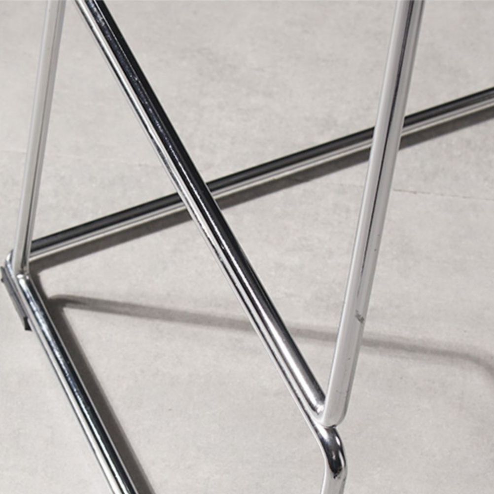 Modern Bar-stool Plastic Counter Bar Stool with Metal Legs for Kitchen