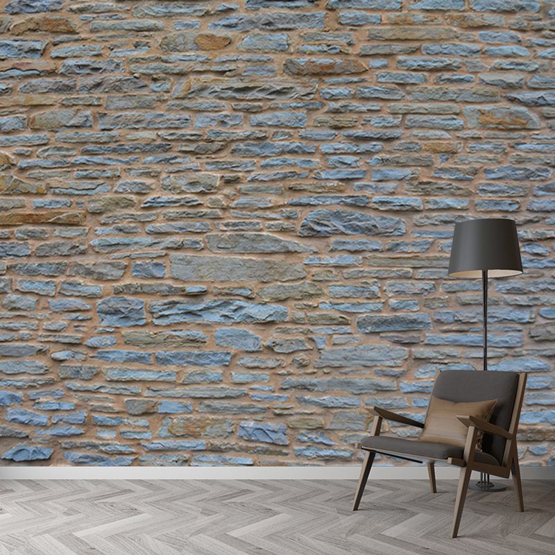 Customized Industrial Stone Wall Mural Wallpaper Mildew Resistant Decorative Wall Art
