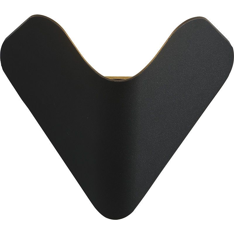 Modern Style Triangle Shape Wall Sconce Metal 1 Light Sconces for Outdoor