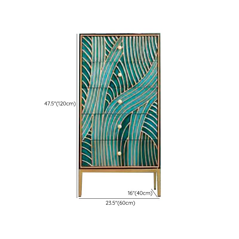 15.6-inch W Solid Wood Storage Chest Classic Glam Storage Chest Dresser