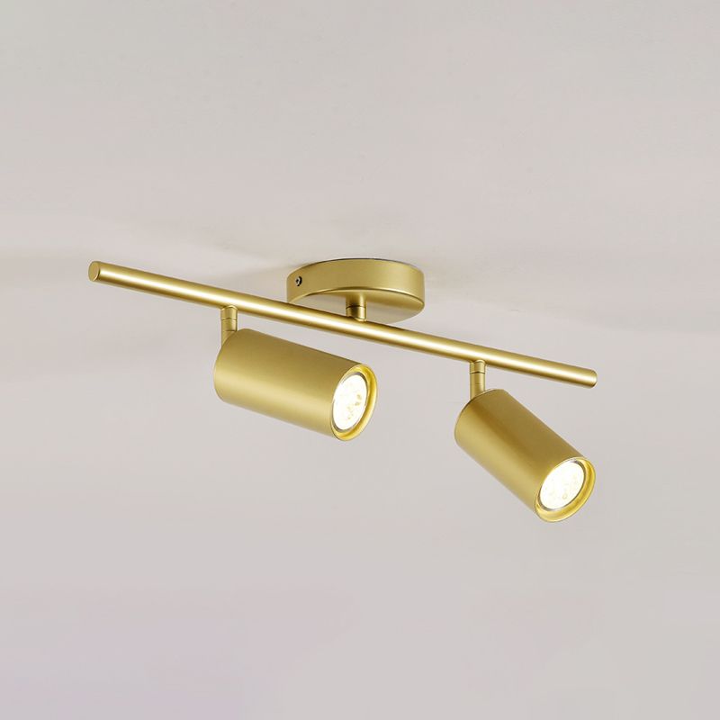 Metal Half Cylinder Flush Ceiling Light Modern Multi-Lights Flush Ceiling Light Fixtures