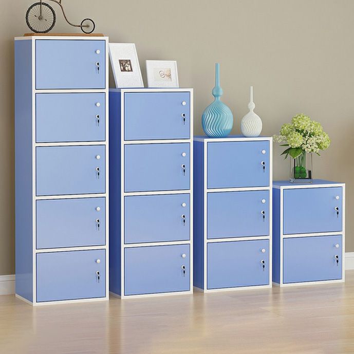 Light Wood Finish Non-Hanging Armoire Modern Storage Cabinet for Home