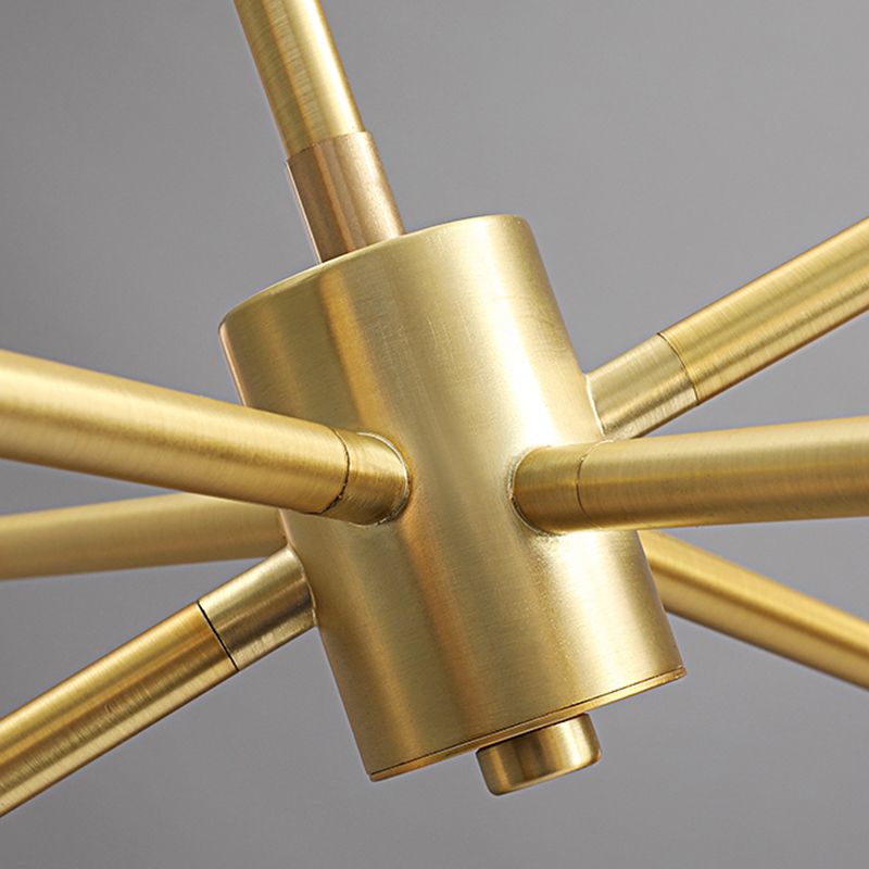 Nordisch moderne einfache leichte Luxusstil Anhänger Kronleuchter Licht für Wohnzimmer