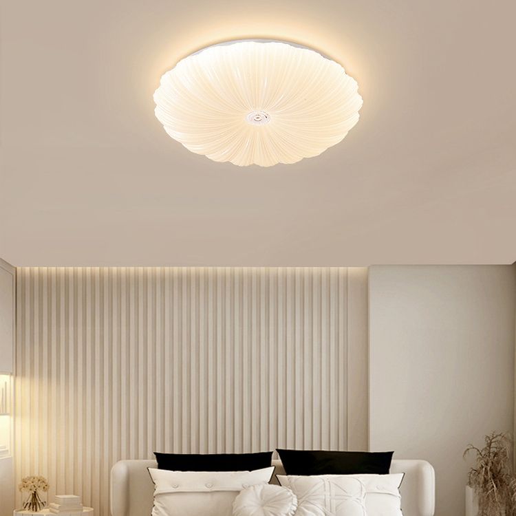 LED Ceiling Mount Light White Ceiling Light with Acrylic Shade for Living Room