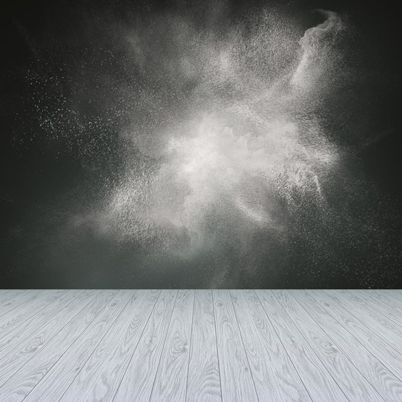 Abstract Flying Dust Print Mural Wallpaper Modernism Non-Woven Wall Art for Living Room