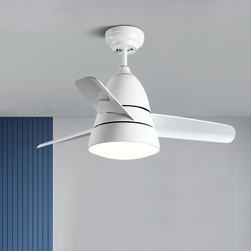 Kids Style Geometry Ceiling Fan Lamp Metal 1 Light Ceiling Fan Lighting for Living Room