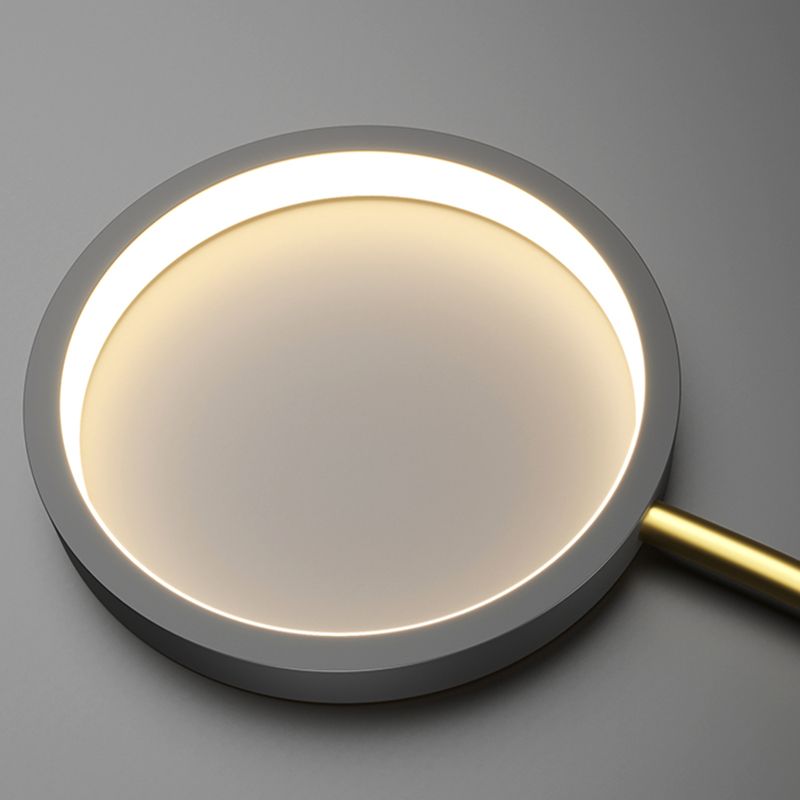 Aménagement moderne monté sur le plafond simple LED Black Semi Flush Light