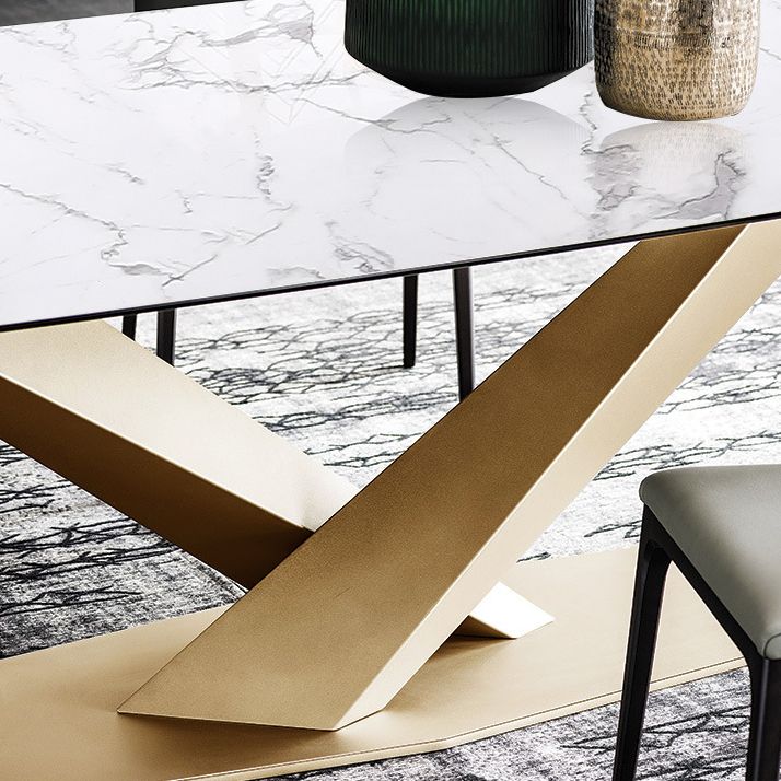 Contemporary Style Rectangle Table Set 1/5/6 Pieces Dining Set for Home