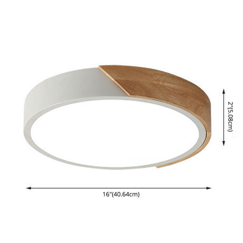 Circular Flush Mount Light Fixtures Modern Acrylic Flush Mount Lamp