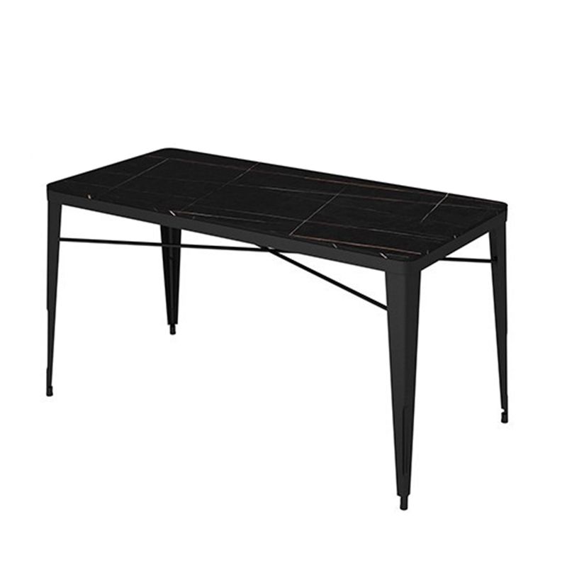 Modern Style 1/5/7 Pieces Metal Dining Set Stone Table Set for Outdoor