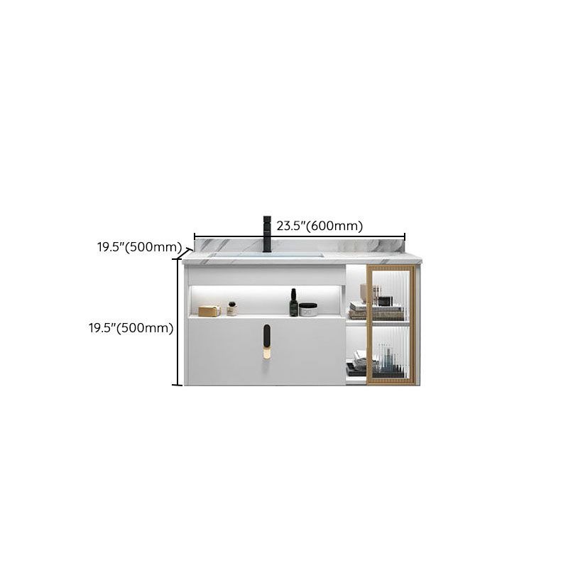 Gorgeous Sink Vanity Wall-Mounted Bathroom Vanity Cabinet with Mirror Cabinet