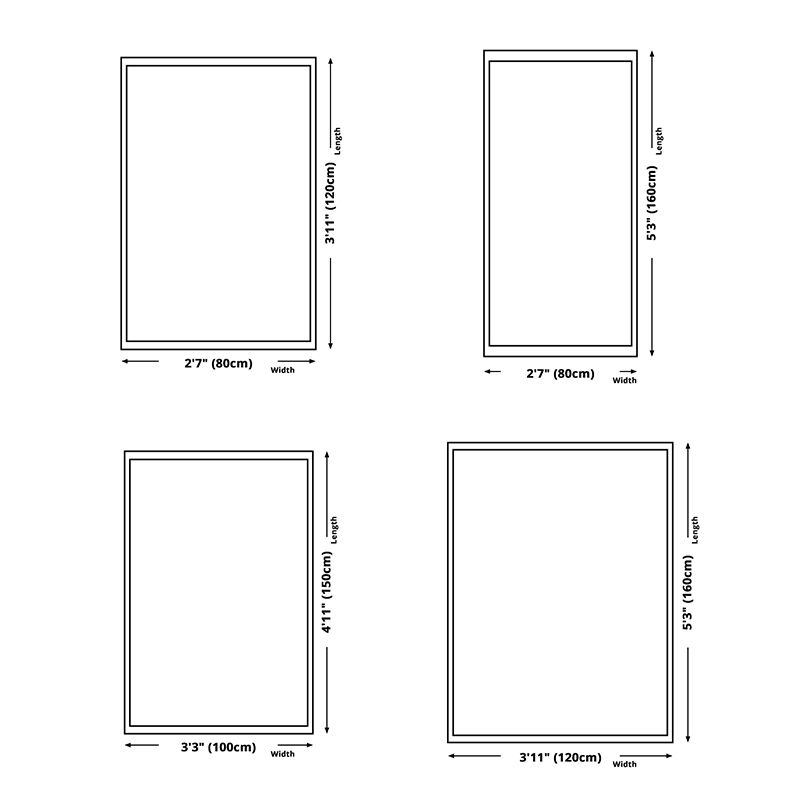 Orange Contemporary Rug Polyester Graphic Rug Non-Slip Backing Rug for Living Room