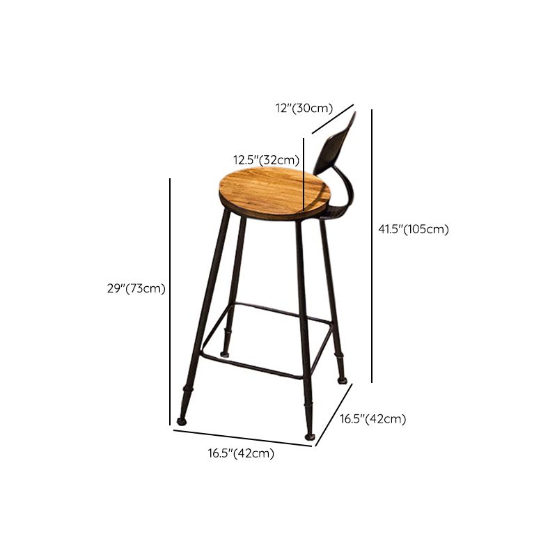 Industrial Style Pub Dining Set 1/2/9 Pcs Rectangular Solid Wood Pub Set for Home