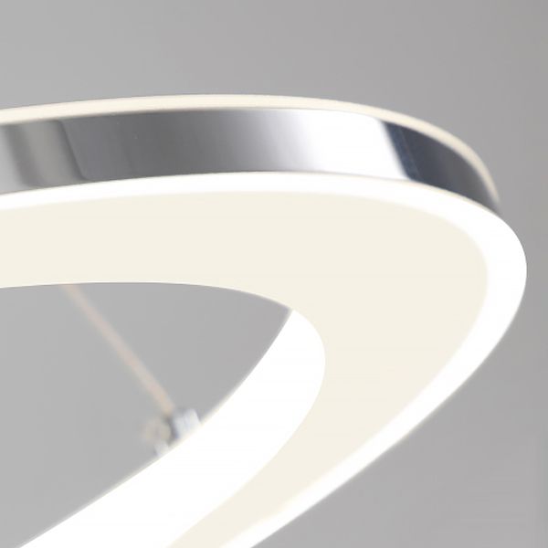 Circular 1-Light Hanging Light Fixtures Modern Style Metal Chandelier Pendant Light