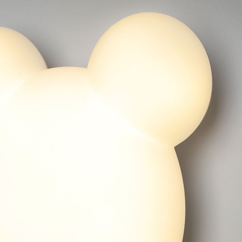 Modern Bear Shape Wall Light Sconces 1 Light Wall Lighting Fixtures for Dining Room