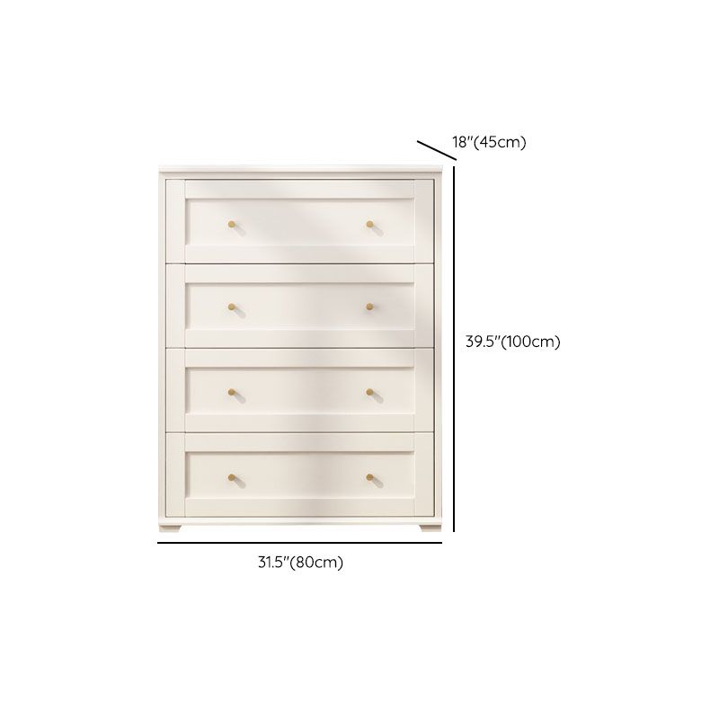 Modern Horizontal Double Dresser Birch Wood Storage Dresser for Bedroom